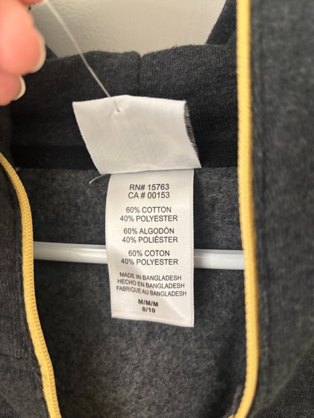 NWT Vegas Golden Knights NHL Women’s Quarter Zip Hoodie Sweatshirt Size M 8/10 - Picture 4 of 7